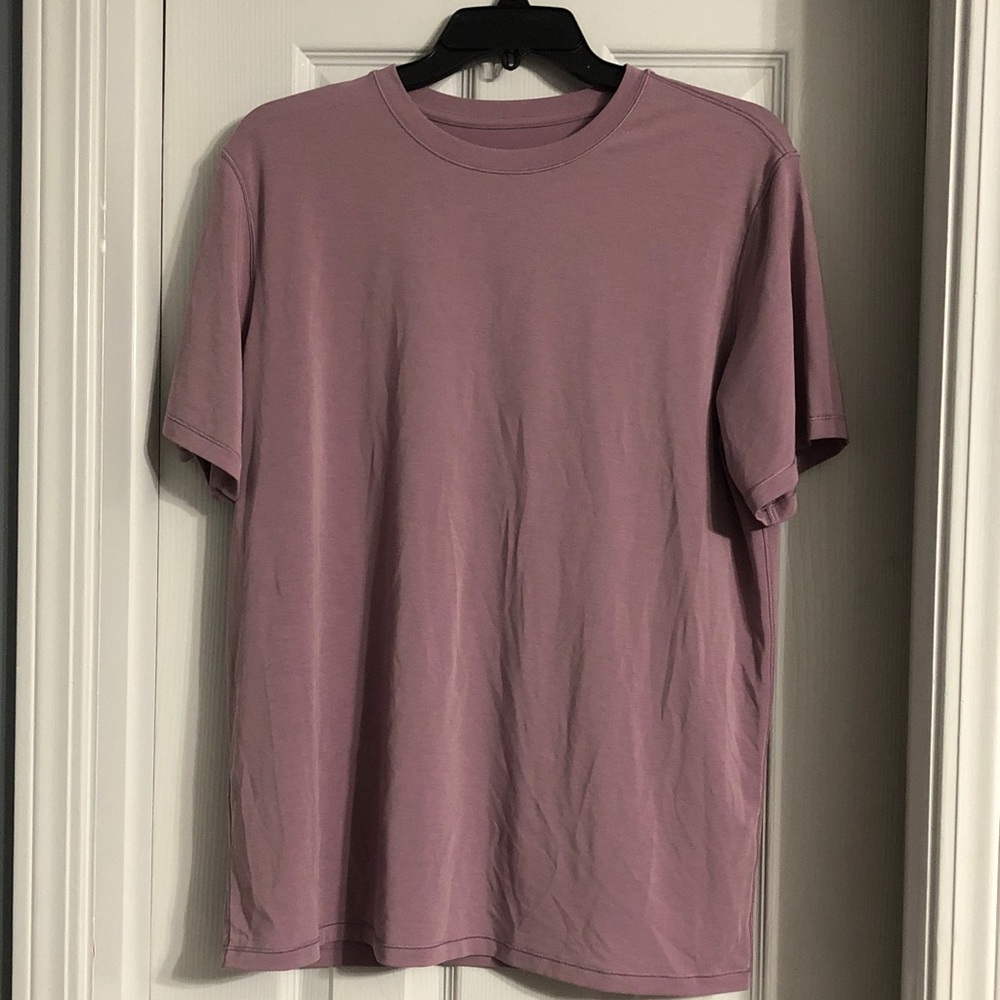 Lululemon Training Short-Sleeve Athletic Men’s Quick-Dry Shirt Light Purple XL